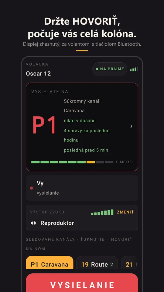 Vysielanie na súkromnom kanáli Caravana